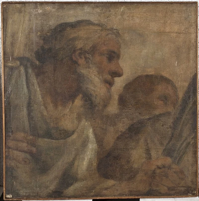 Particolare della volta della Cappella di San Sebastiano in San Pietro, Roma